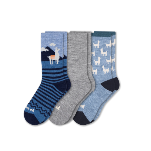 3 Pack - Women's Crew Pacas Socks
