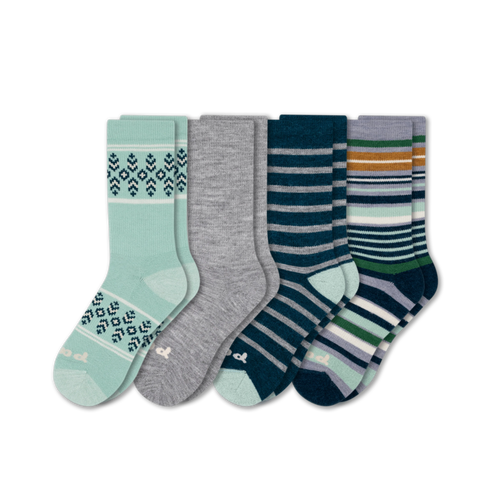 4 Pack - Women's Crew Pacas Socks