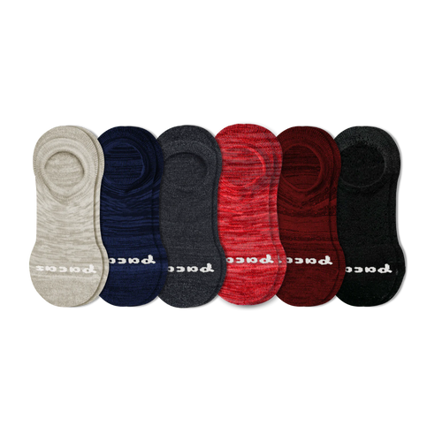 6 Pack - Women's No Show Socks