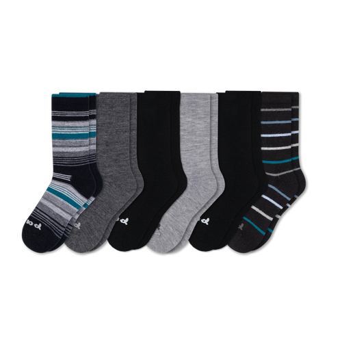 6 Pack - Men's Crew Pacas Socks