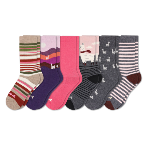 6 Pack - Women's Crew Pacas Socks