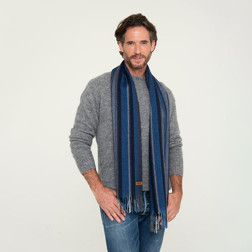 Men's Striped Scarf