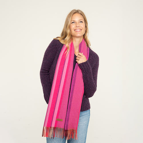 Women's Striped Scarf
