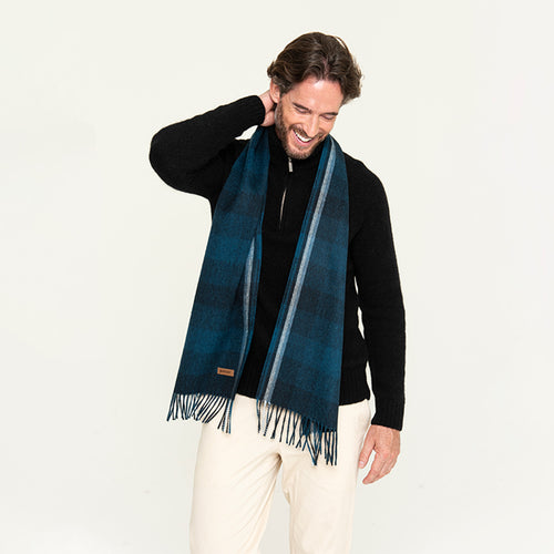Men's Plaid Scarf