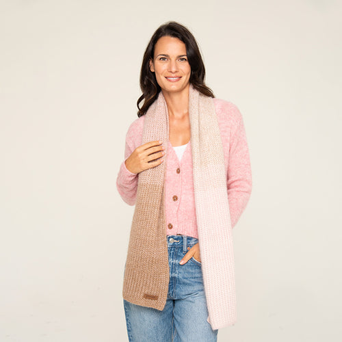 Women's Color Block Scarf