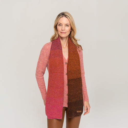 Women's Color Block Scarf