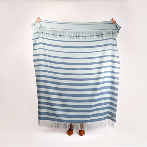 Ombre Stripe Throw Blanket