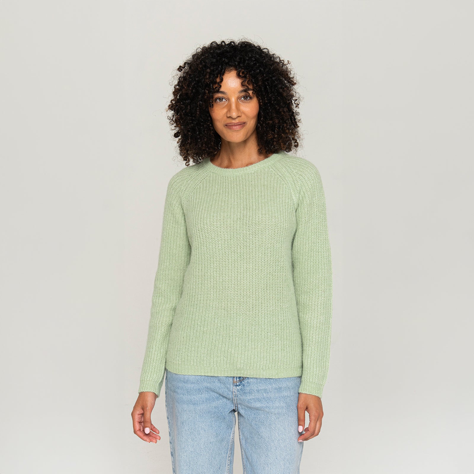 Women's Ribbed Crewneck Sweater