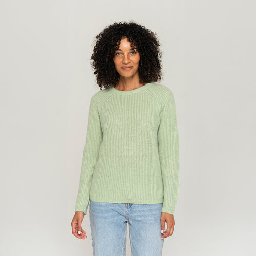Women's Ribbed Crewneck Sweater