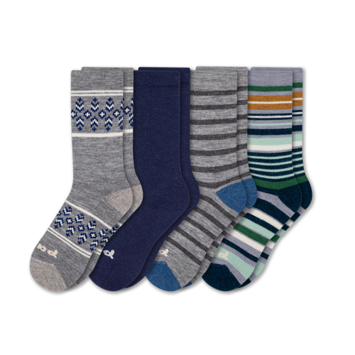 4 Pack - Women's Crew Pacas Socks