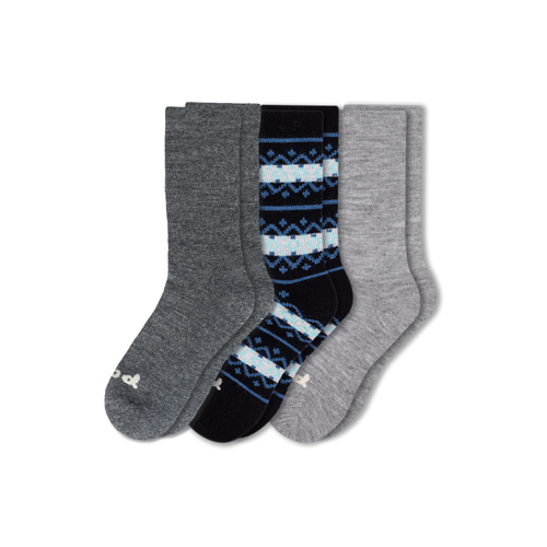 3 Pack - Women's Crew Pacas Socks