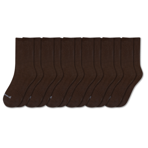 6 Pack - Men's Light-Weight Crew Pacas Socks