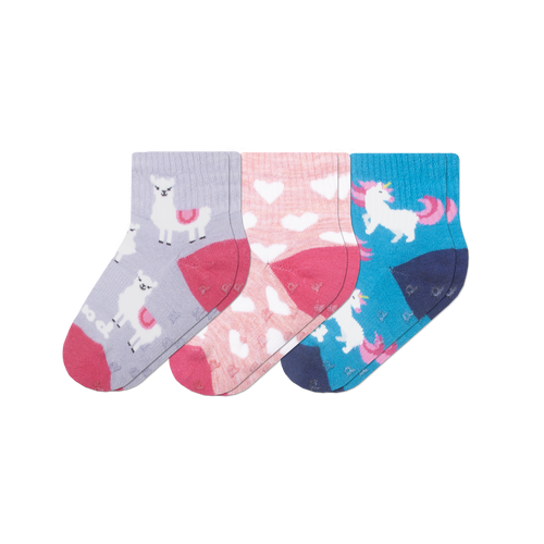 3 Pack - Toddler Pacas Socks