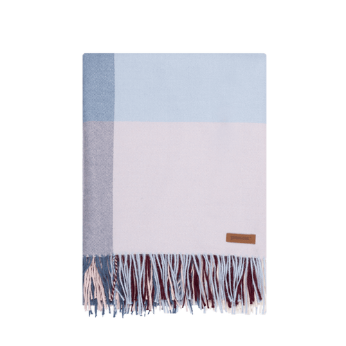 Multi Plaid Throw Blanket