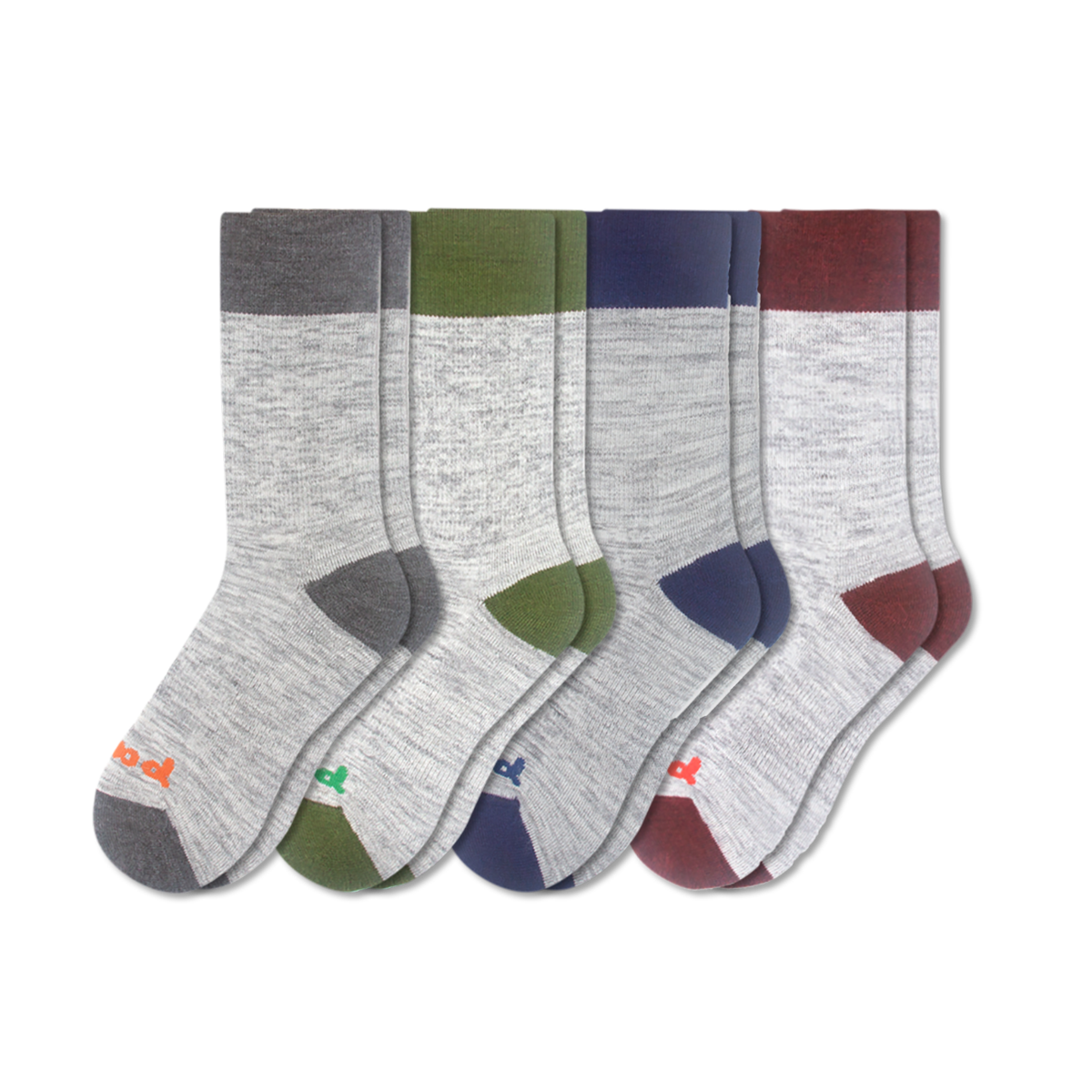 4 Pack - Men's Crew Pacas Socks