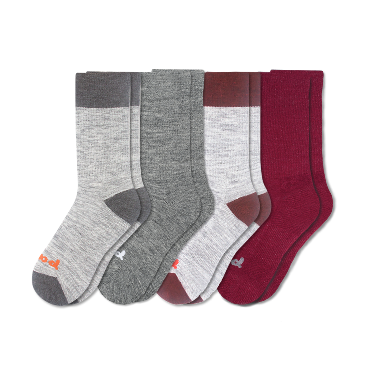 4 Pack - Men's Crew Pacas Socks