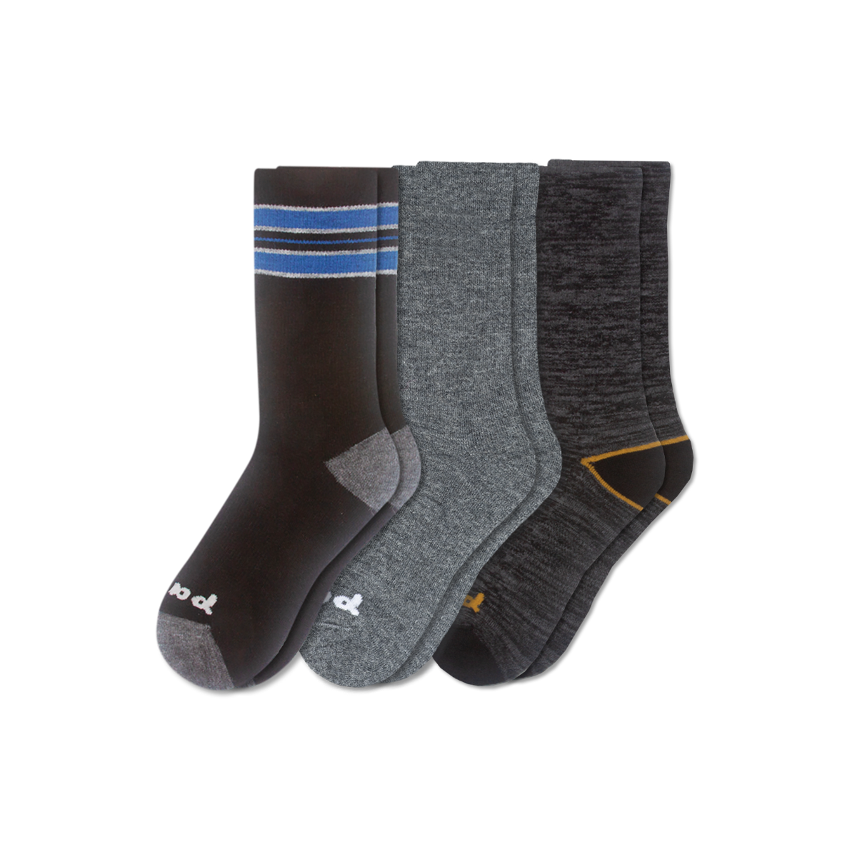 3 Pack - Men's Crew Pacas Socks