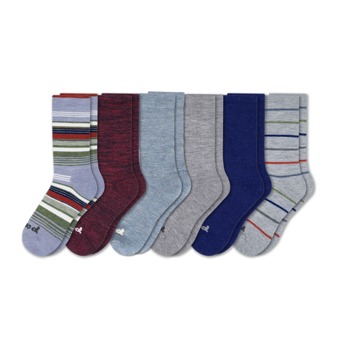 Pacas™ Inc. Pacas Men’s Crew Socks With Alpaca Wool 6 Pack