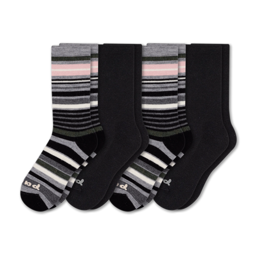 4 Pack - Women's Crew Pacas Socks