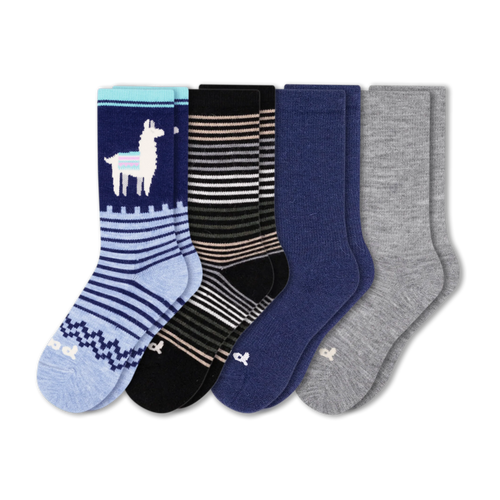 4 Pack - Women's Crew Pacas Socks