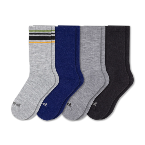 4 Pack - Men's Crew Pacas Socks