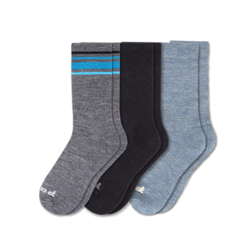 3 Pack - Men's Crew Pacas Socks