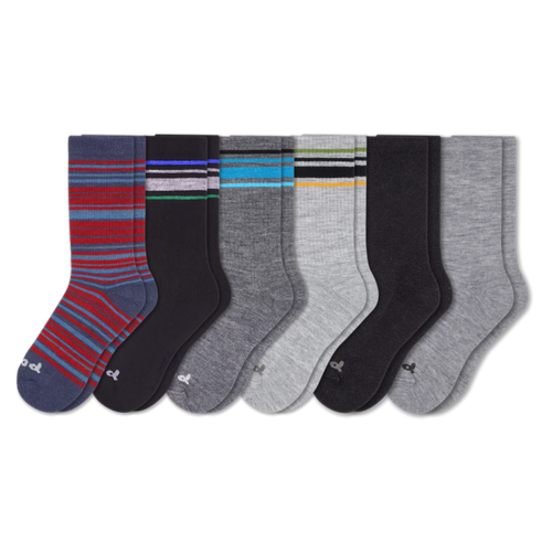 6 Pack - Men's Crew Pacas Socks