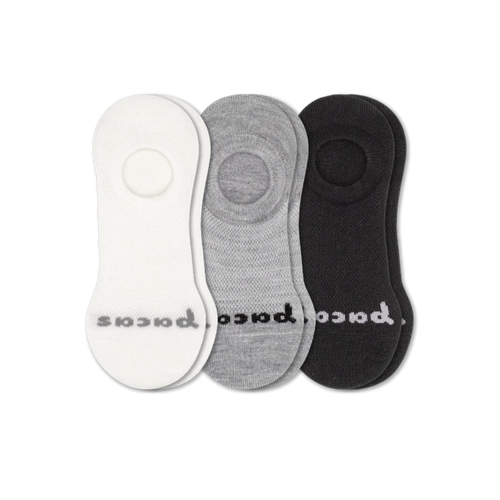 3 Pack - Women's No Show Socks