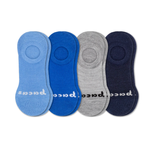 4 Pack - Women's No Show Socks