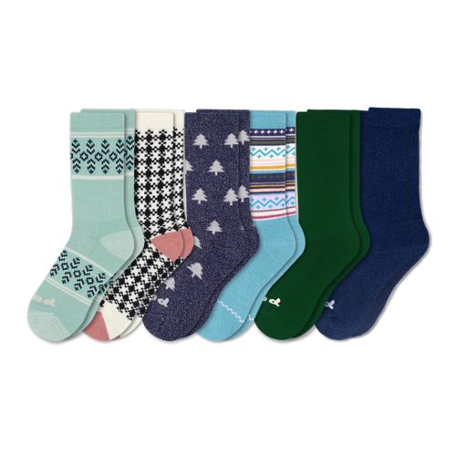 6 Pack - Women's Crew Pacas Socks