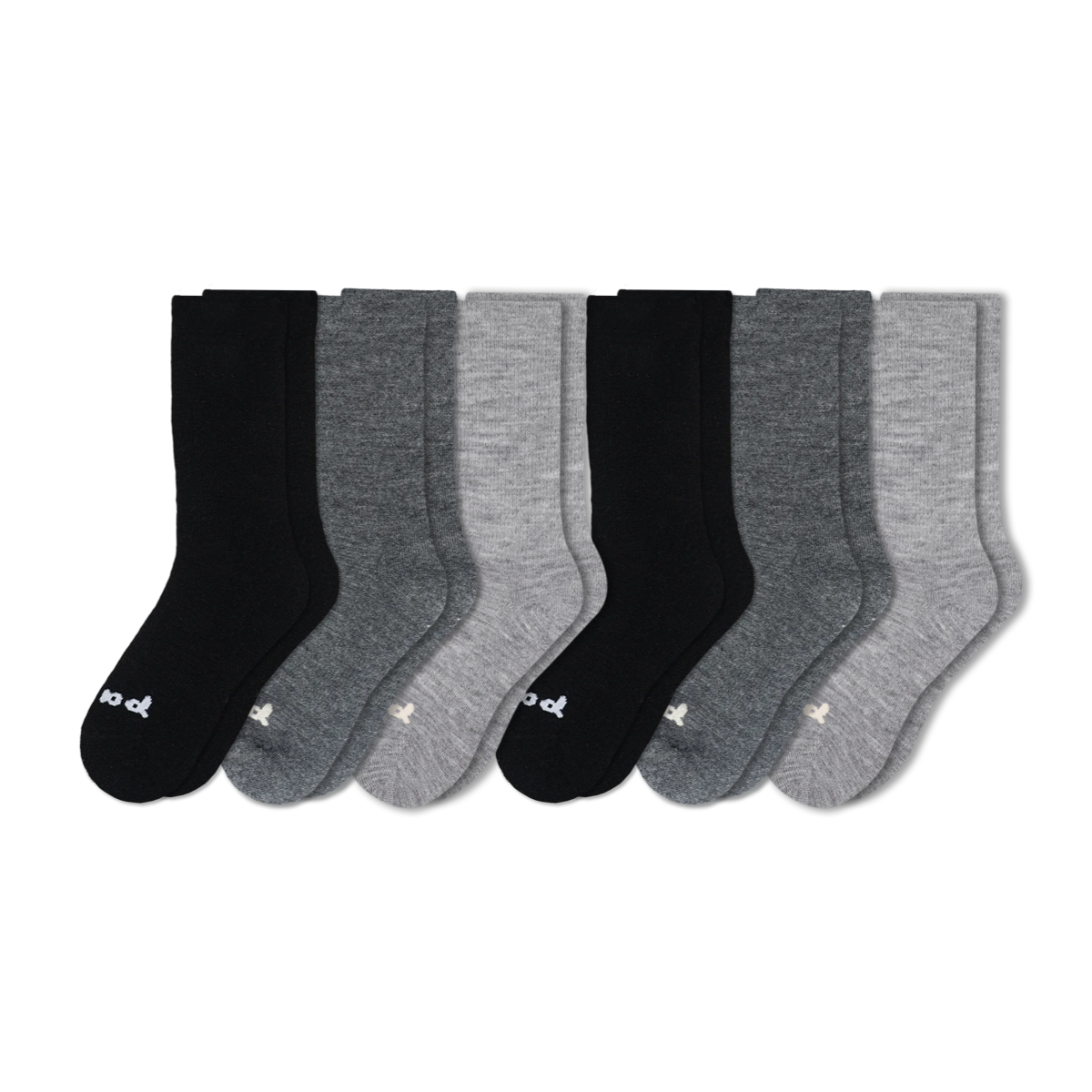 Pacas™ Inc. | Pacas Women's Crew Socks With Alpaca Wool - 6 Pack