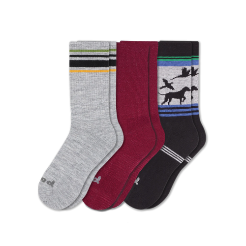 3 Pack - Men's Crew Pacas Socks