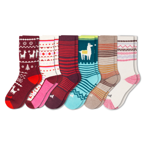 6 Pack - Women's Crew Pacas Socks