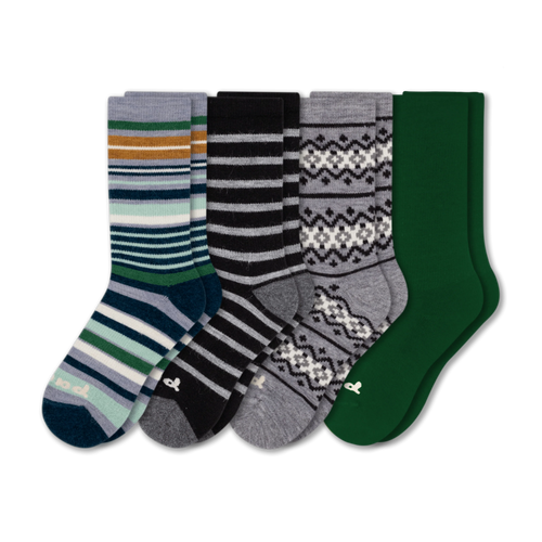 4 Pack - Women's Crew Pacas Socks