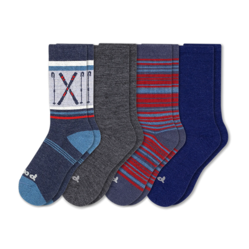 4 Pack - Men's Crew Pacas Socks