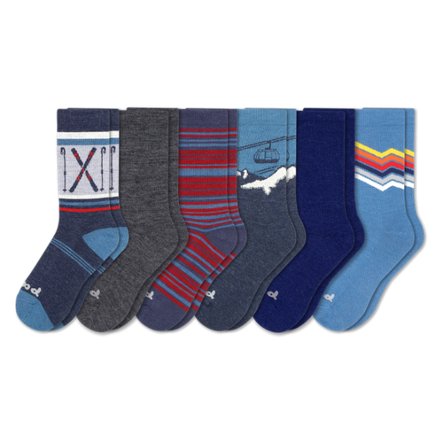 6 Pack - Men's Crew Pacas Socks