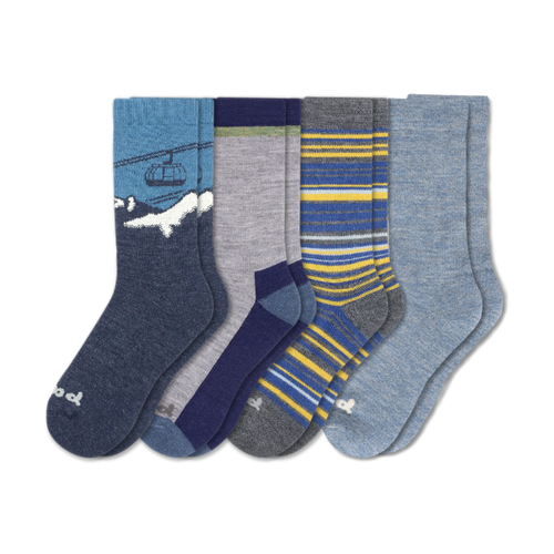 4 Pack - Men's Crew Pacas Socks