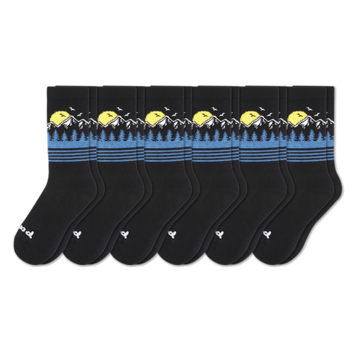 6 Pack - Men's Crew Pacas Socks