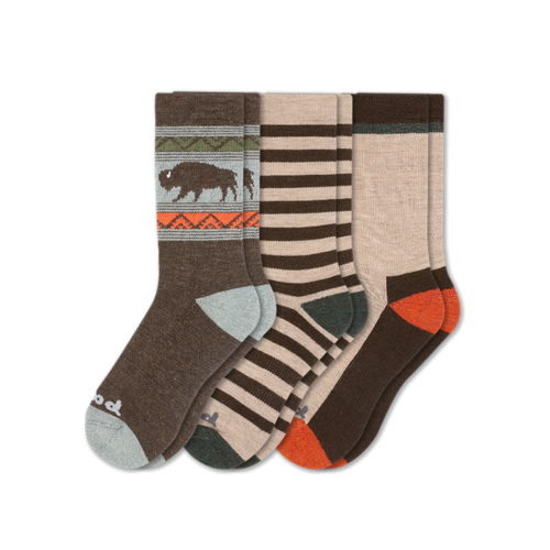 3 Pack - Men's Crew Pacas Socks