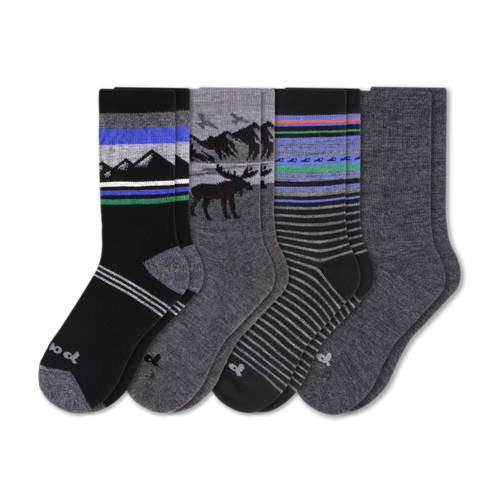 4 Pack - Men's Crew Pacas Socks