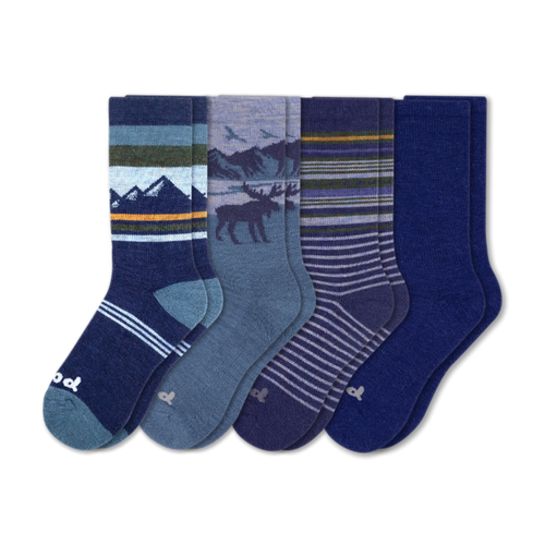 4 Pack - Men's Crew Pacas Socks