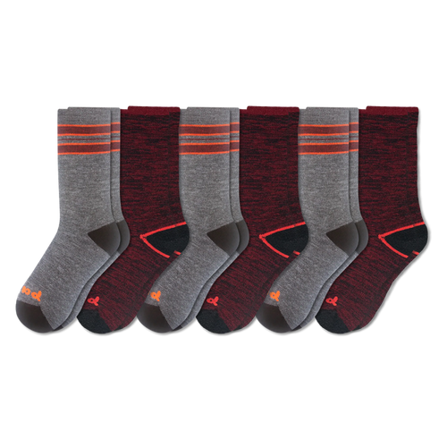 6 Pack - Men's Crew Pacas Socks