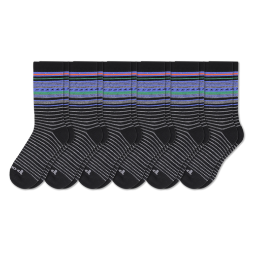 6 Pack - Men's Crew Pacas Socks