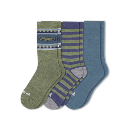 3 Pack - Men's Crew Pacas Socks
