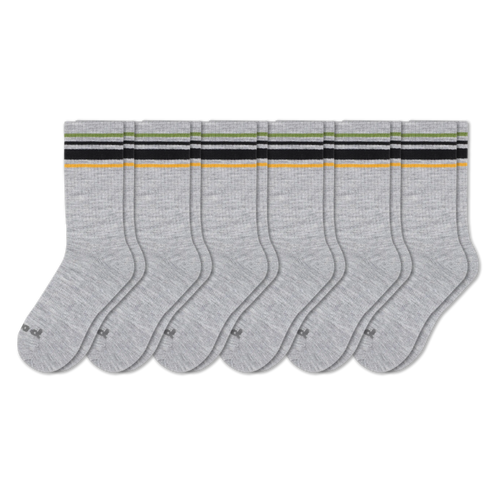 6 Pack - Men's Crew Pacas Socks