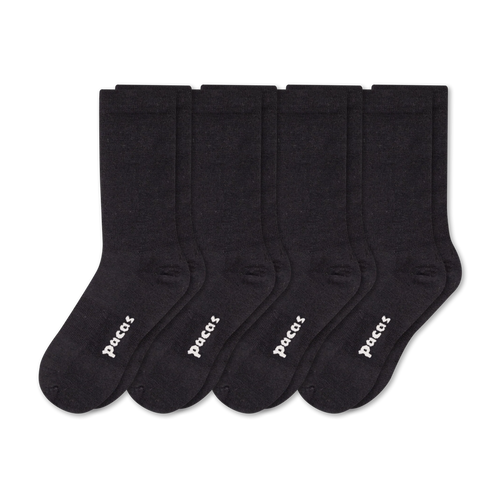 4 Pack - Women's Light-Weight Crew Pacas Socks