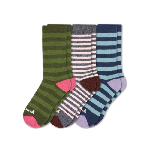 3 Pack - Women's Crew Pacas Socks