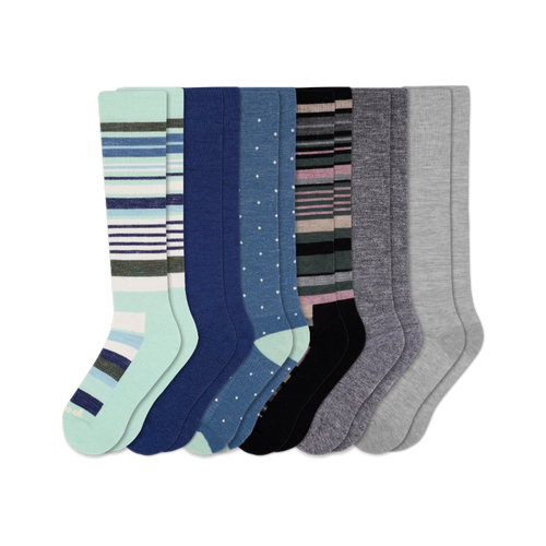 6 Pack - Women's Compression Socks