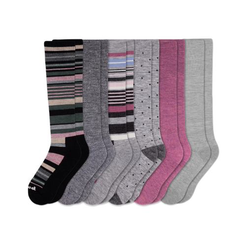 6 Pack - Women's Compression Socks