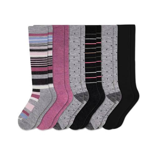 6 Pack - Women's Compression Socks
